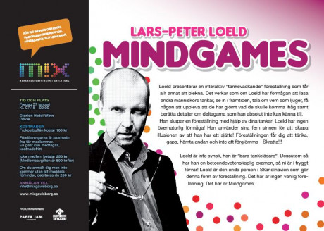 MIX marknadsf&ouml;reningen G&auml;vleborg presenterar Lars-Peter Loeld.